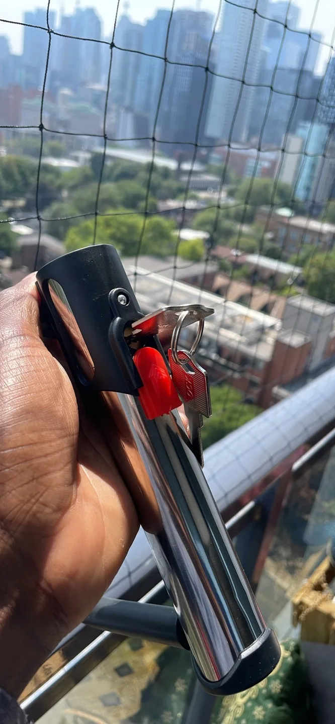 U-Lock Bike Lock with Keys image indicator(5)