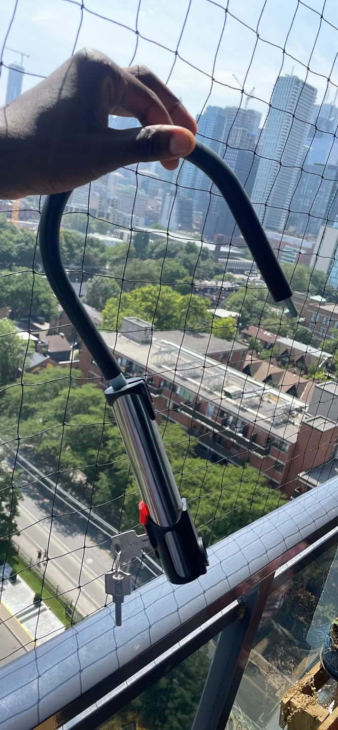 U-Lock Bike Lock with Keys image indicator(2)