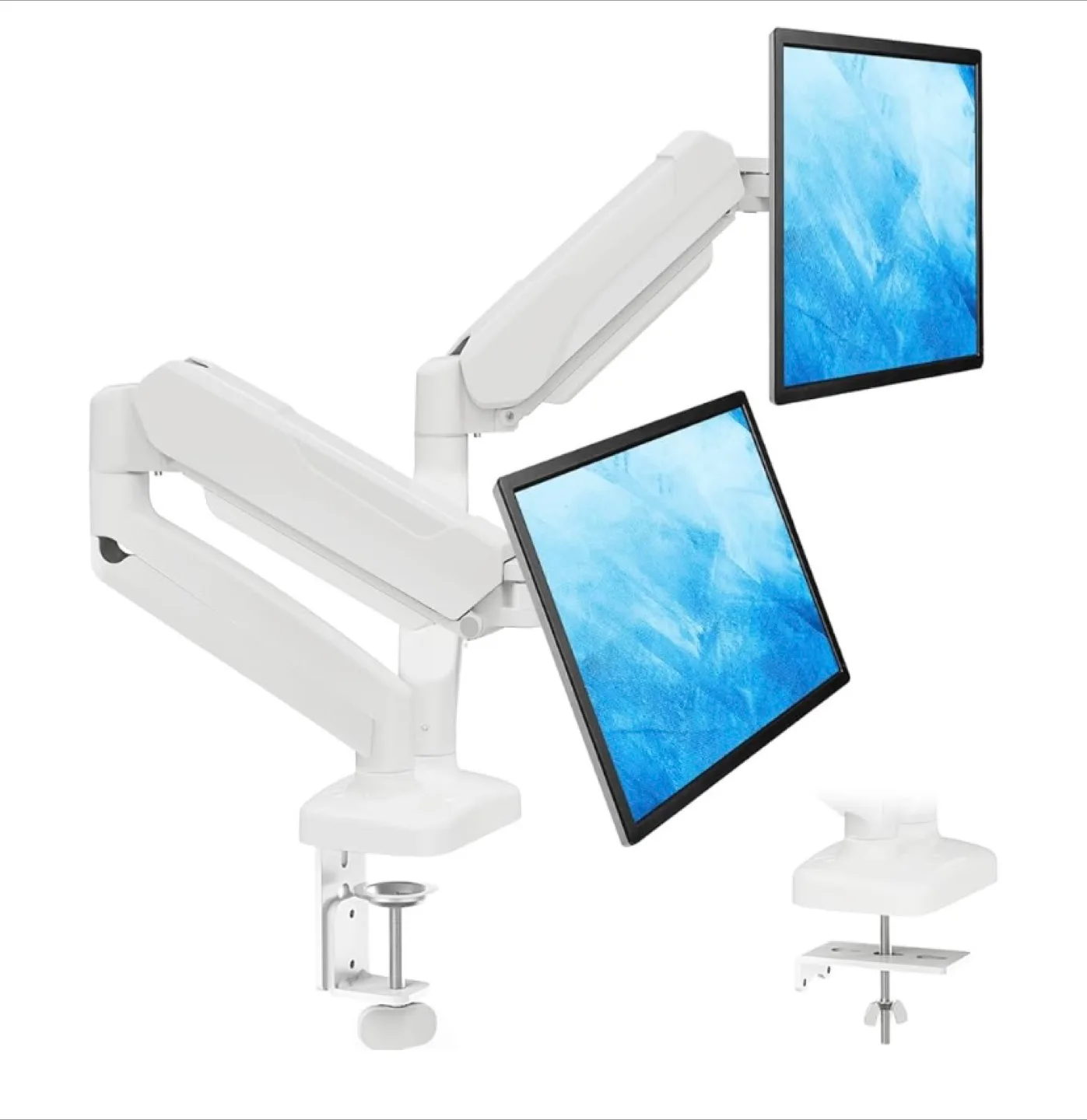 MOUNTUP Dual Monitor Stand for Desk