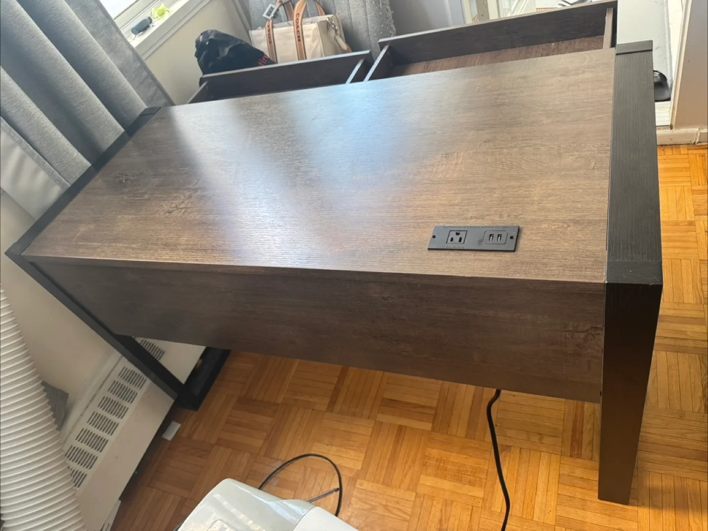Desk w/ built in outlet/USB ports thumbnail