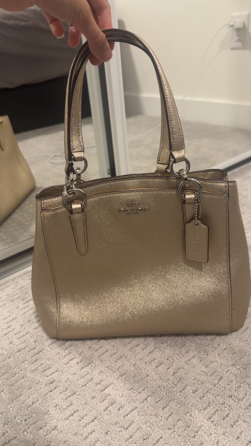 *Brand new* Coach Metallic Gold Handbag
