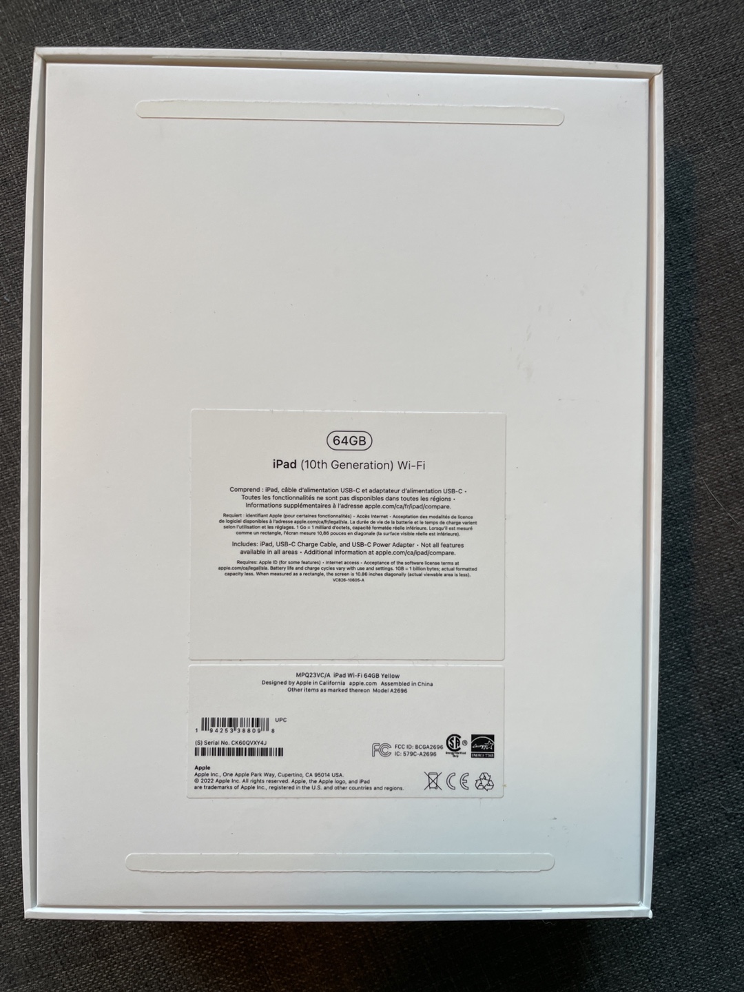 Apple iPad (10th Gen) 64GB Yellow - photo 5