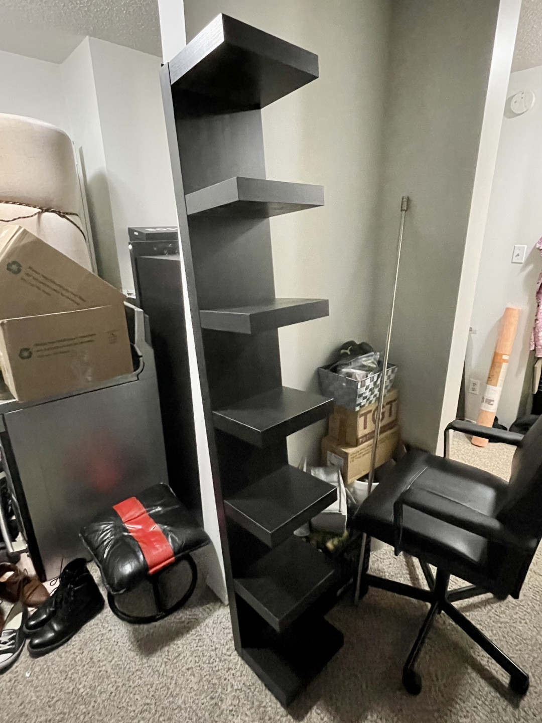 IKEA (MALM) Wood Shelving Unit