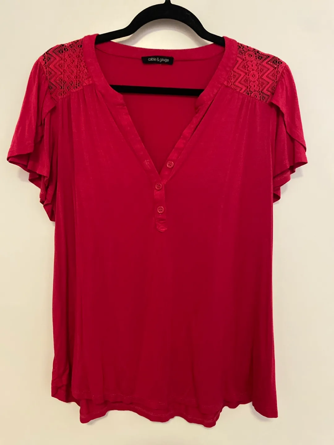 Red Blouse - Size L thumbnail
