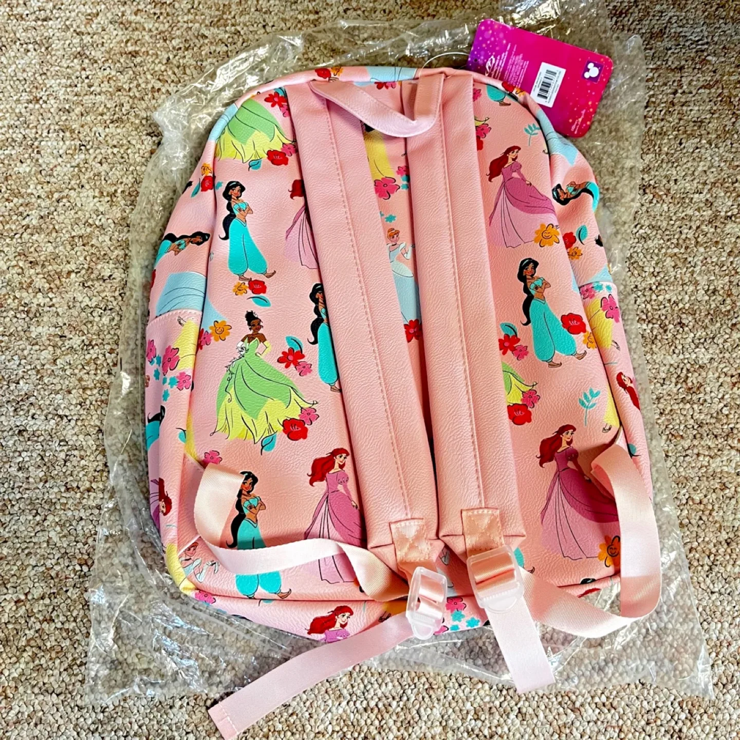 Disney Kids 2L Princess Backpack Pink NEW image indicator(2)