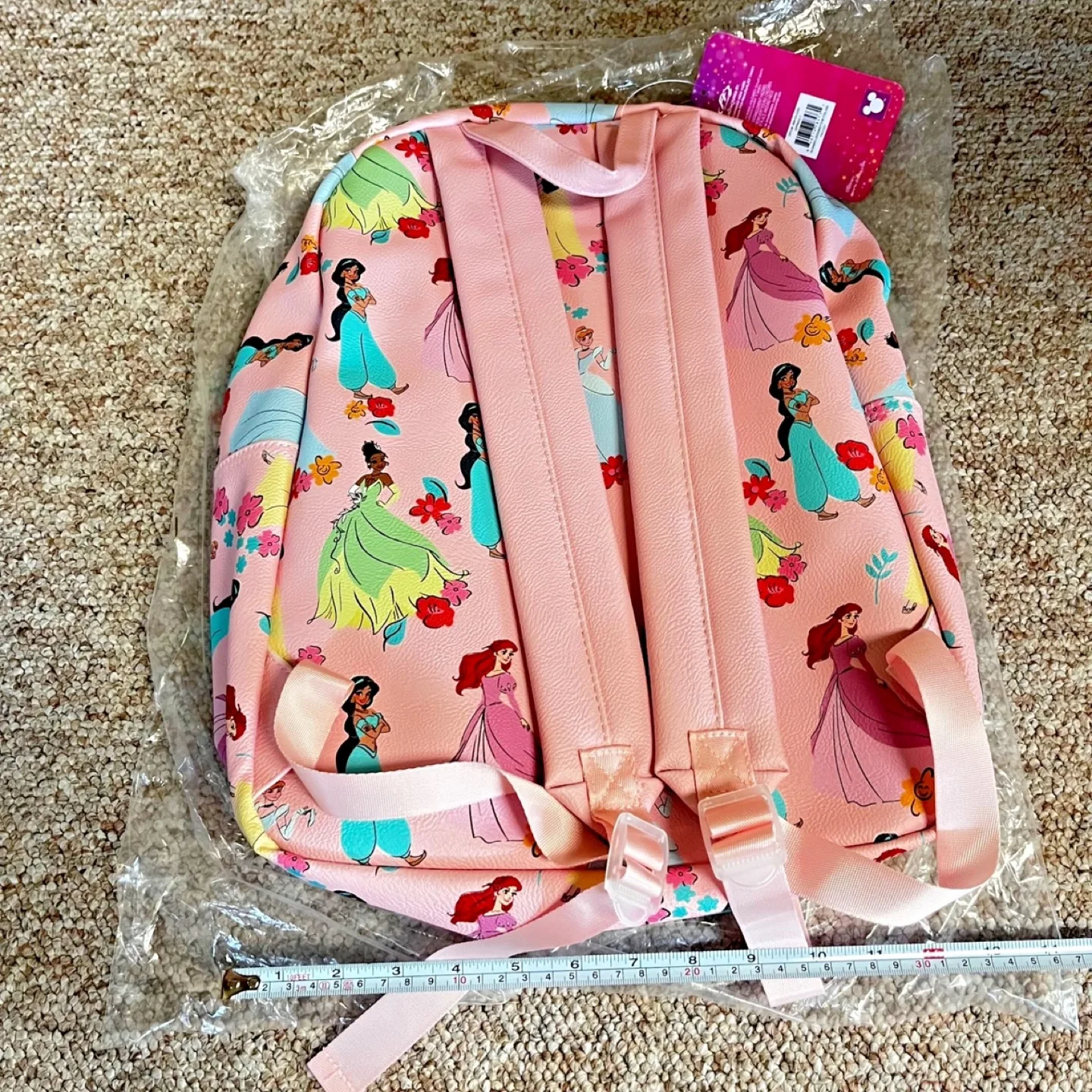 Disney Kids 2L Princess Backpack Pink NEW image indicator(9)