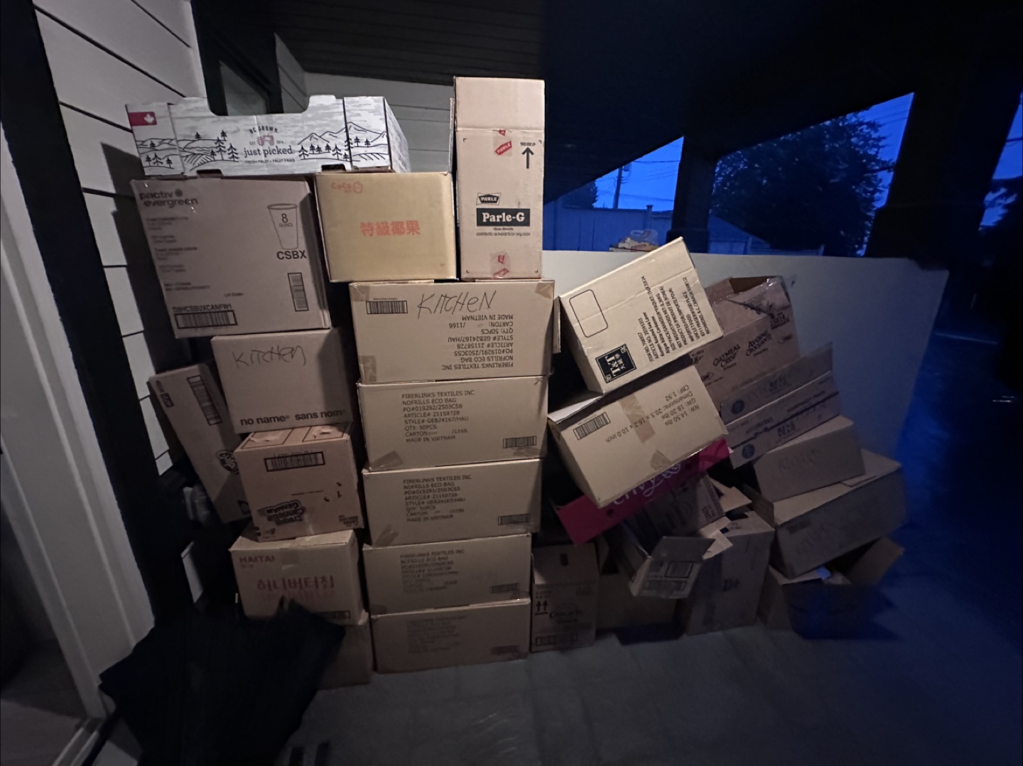 Moving boxes