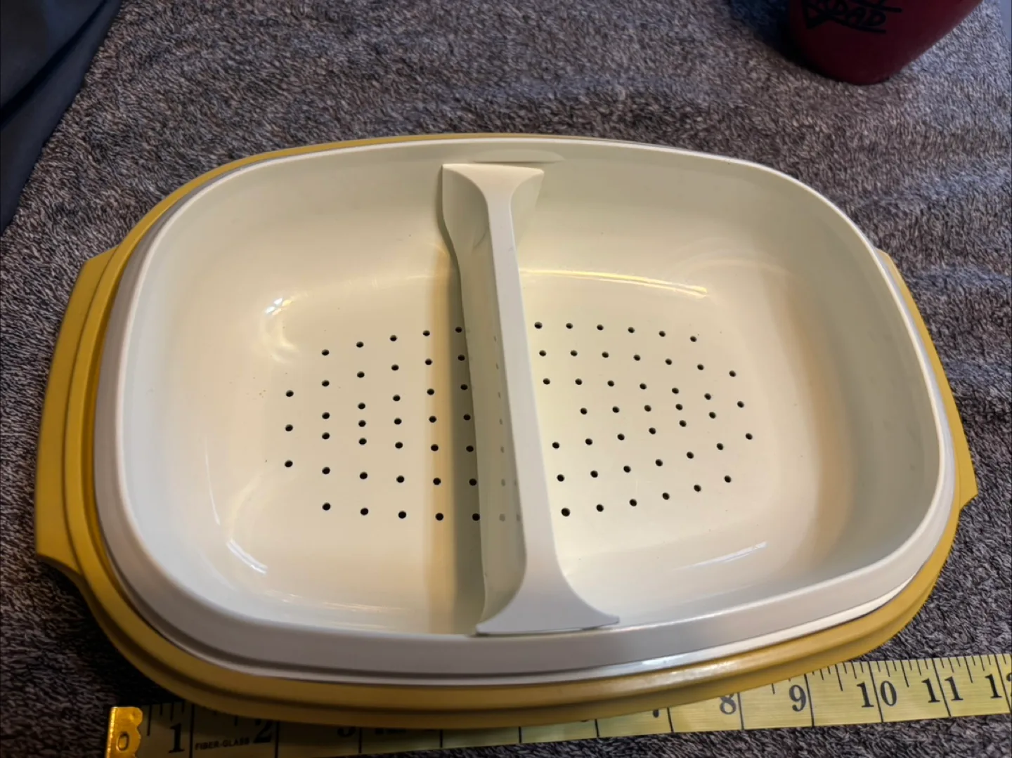 Vintage Tupperware Deviled Egg Tray Carrier and steamer image indicator(2)