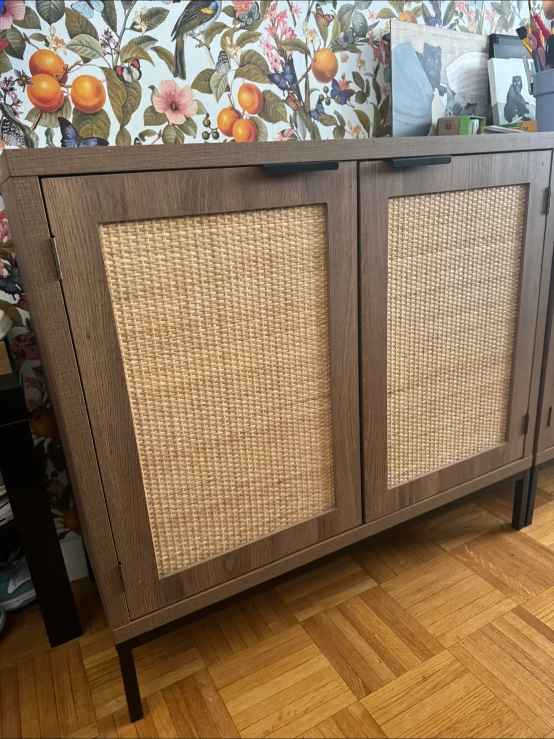 Rattan Sideboard with Shelves thumbnail