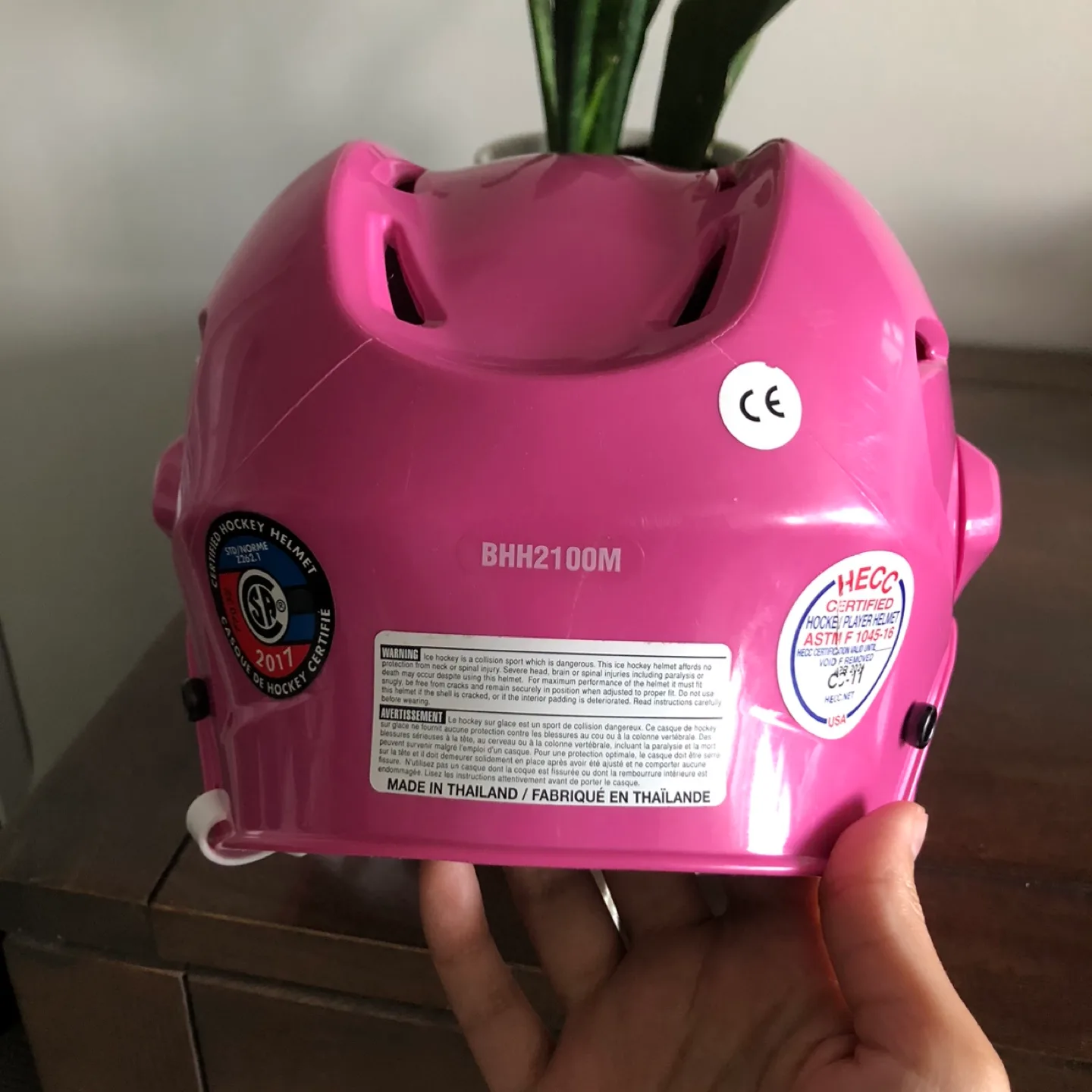 Girls Bauer Biking/Skating/Hockey Helmet - Pink image indicator(3)