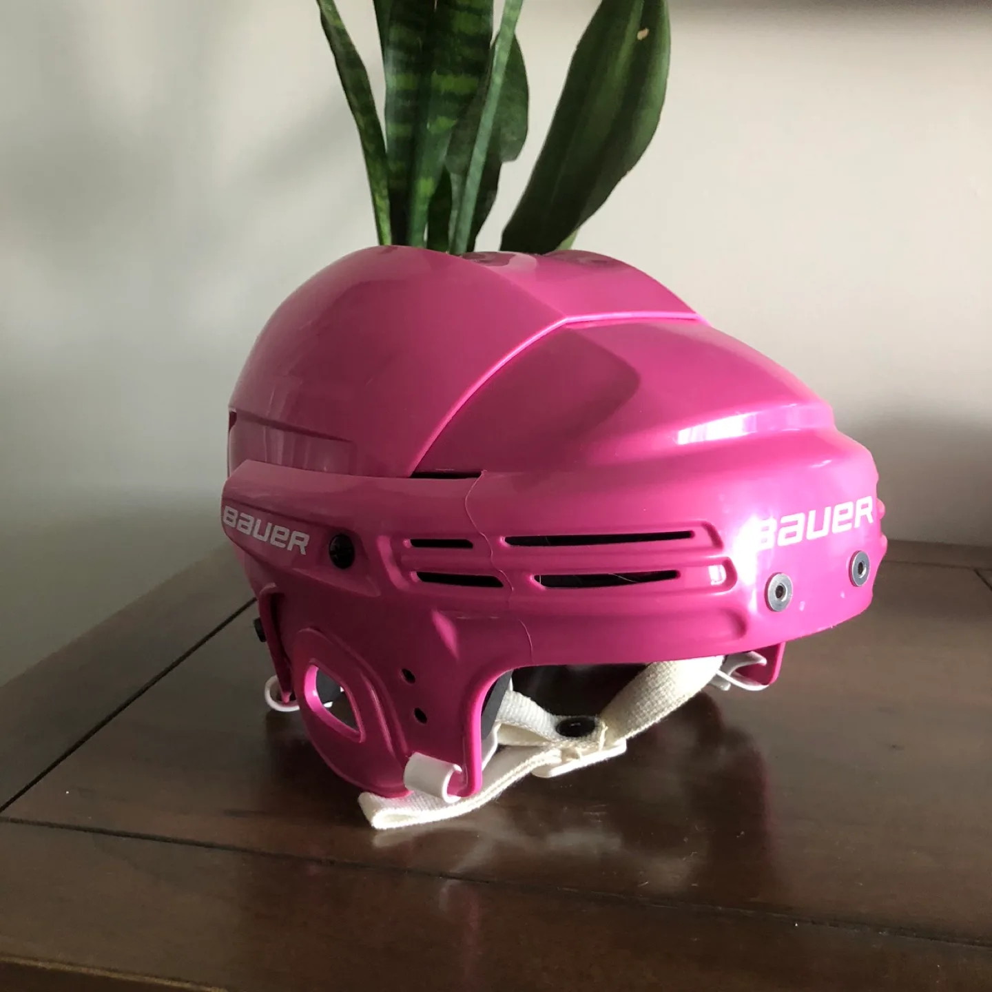 Girls Bauer Biking/Skating/Hockey Helmet - Pink thumbnail