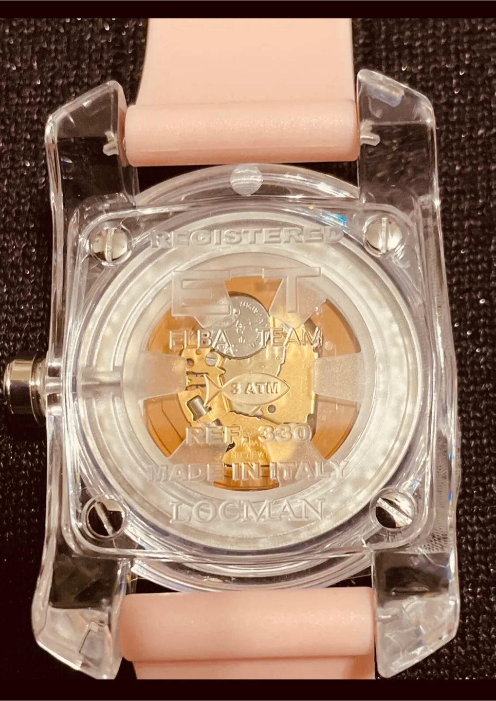 Locman Elba Team Quartz Watch - Pink Silicone Band image indicator(4)