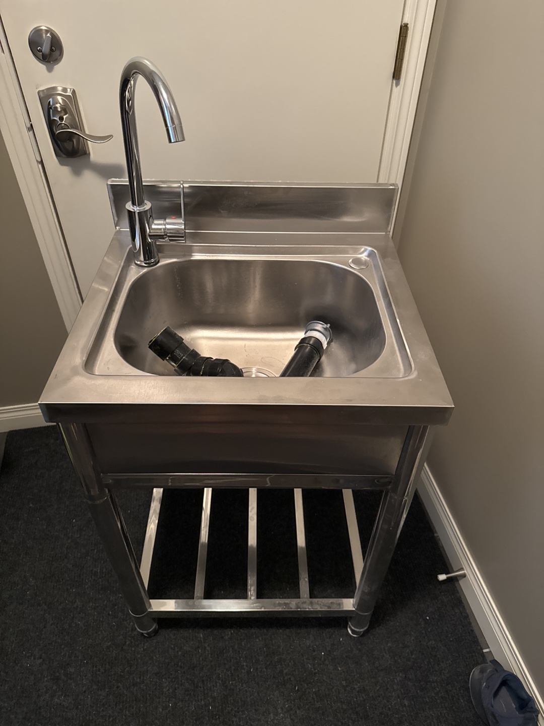 Stainless Steel Utility Sink with faucet - photo 2