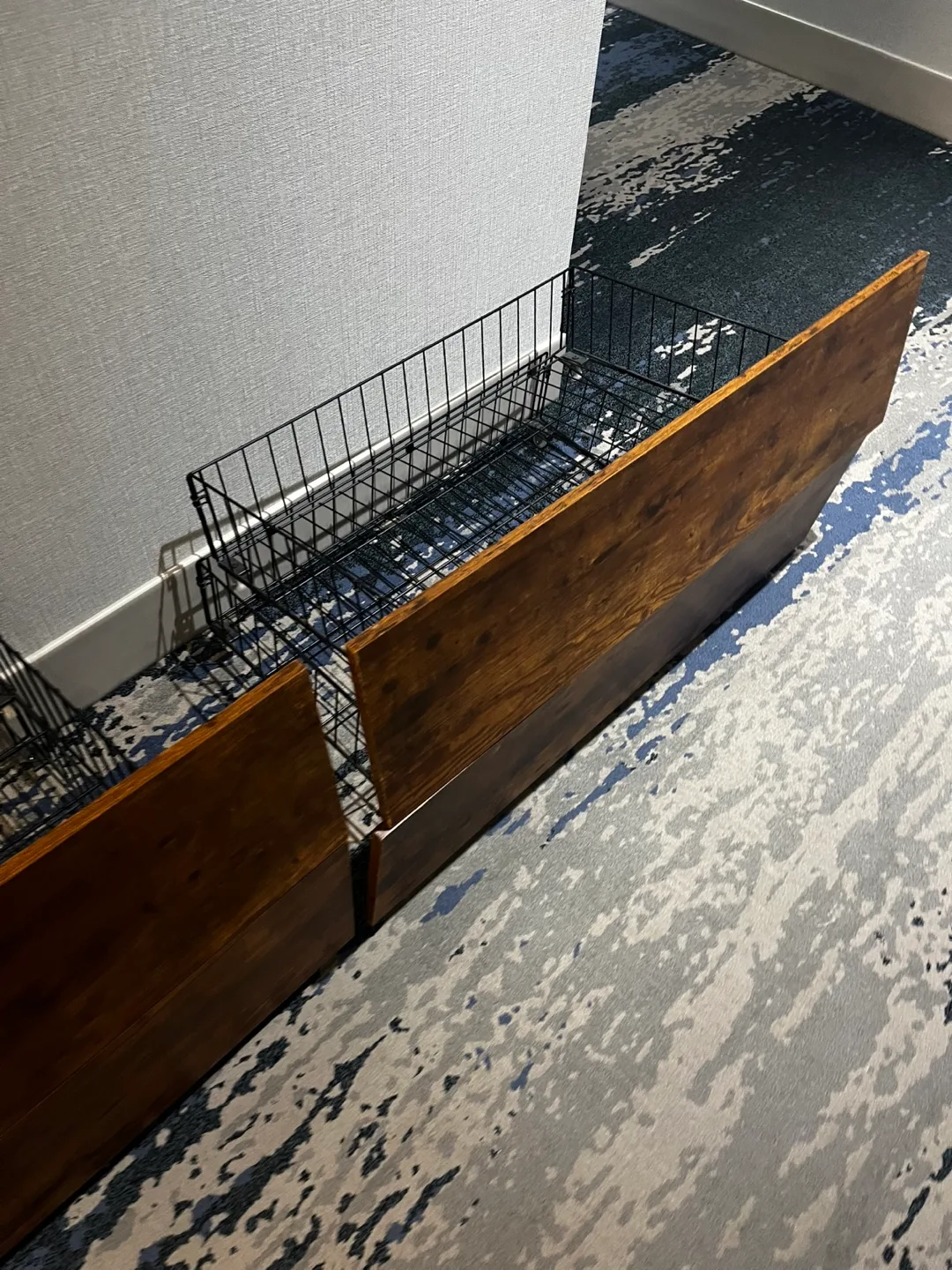 4 Wood & Metal Wire Basket Drawer Organizer image indicator(8)