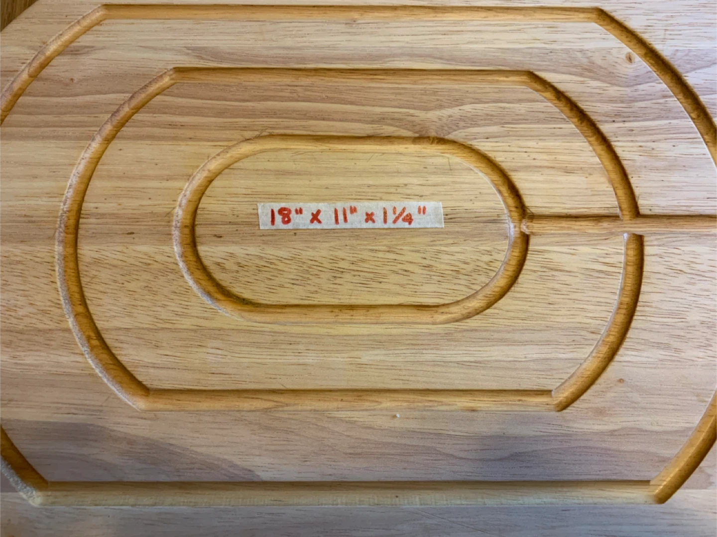 Wooden Carving Board - 18" x 11" - photo 2