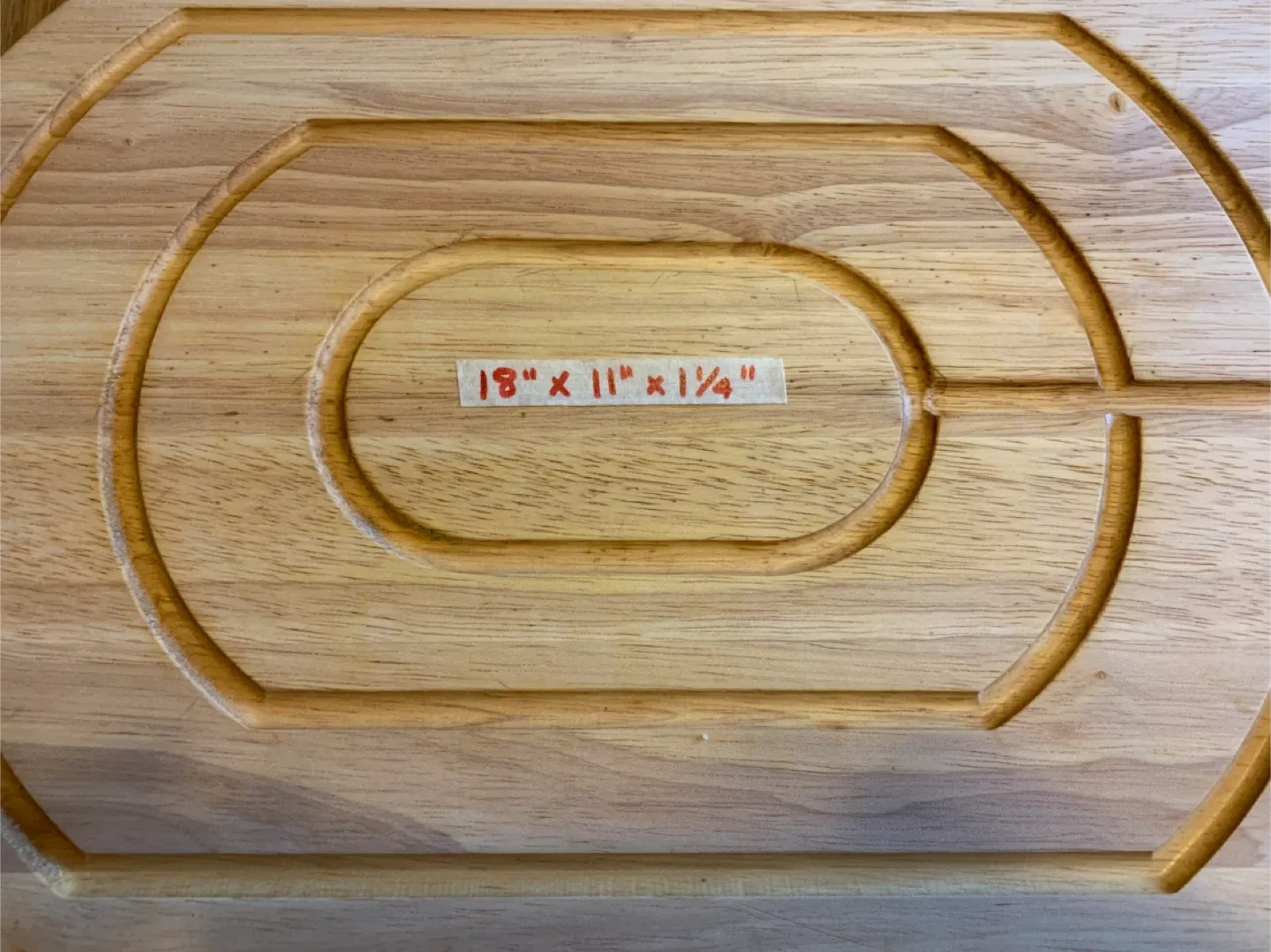 Wooden Carving Board - 18" x 11" image indicator(2)