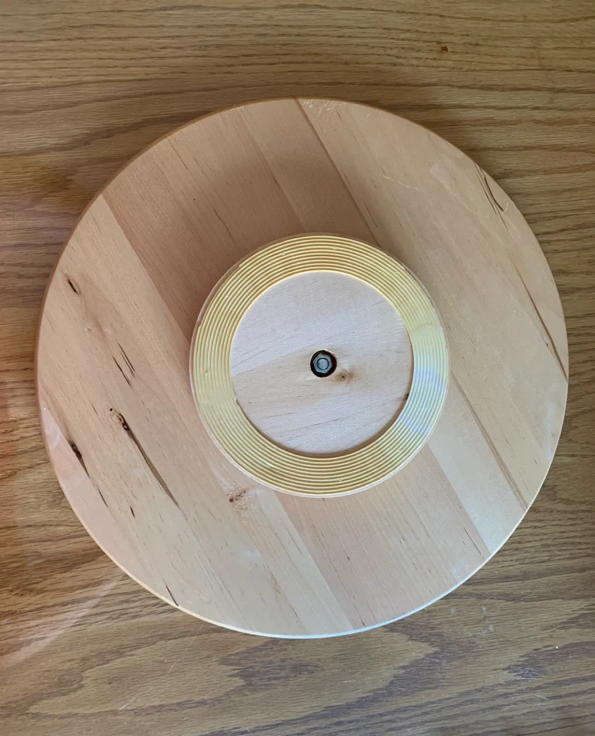 Wooden Lazy Susan Turntable 15” image indicator(2)