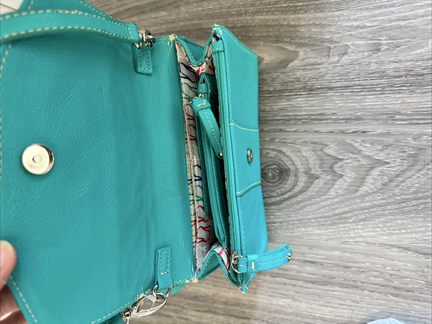 Nine West Turquoise Crossbody Bag - photo 3
