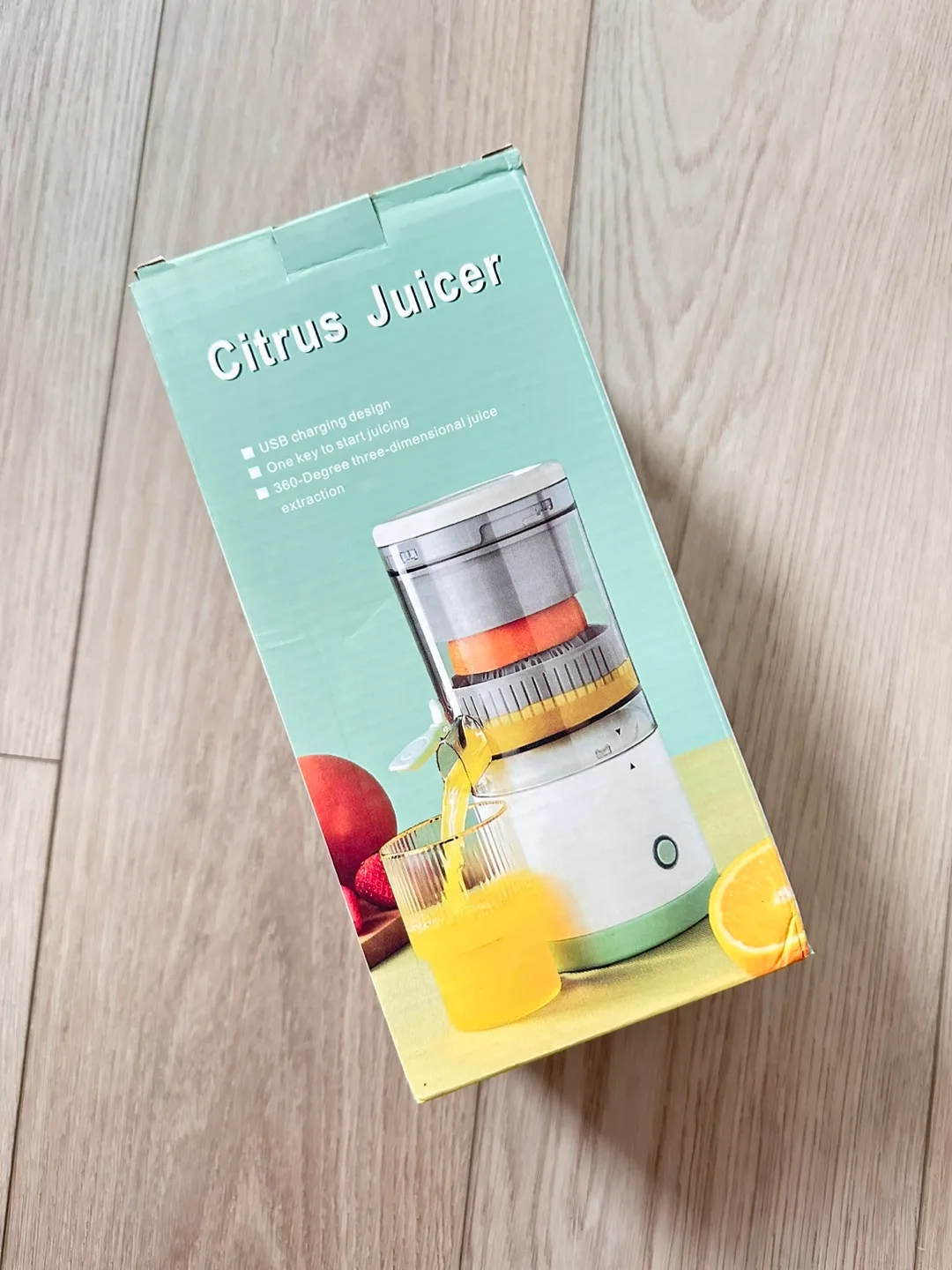 Portable USB Rechargeable Citrus Juicer image indicator(2)