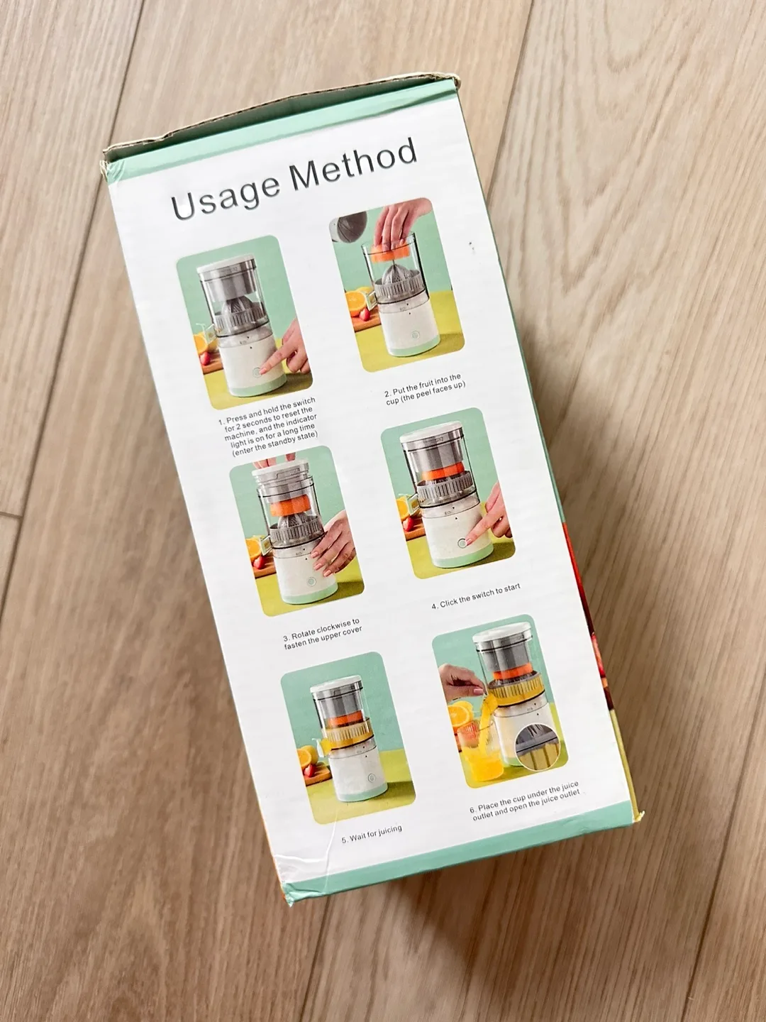 Portable USB Rechargeable Citrus Juicer image indicator(3)