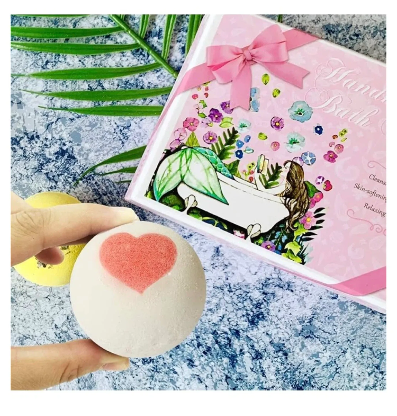 Handmade Bath Bombs, 7 Natural Bath Bomb Gift Set - NEW image indicator(6)