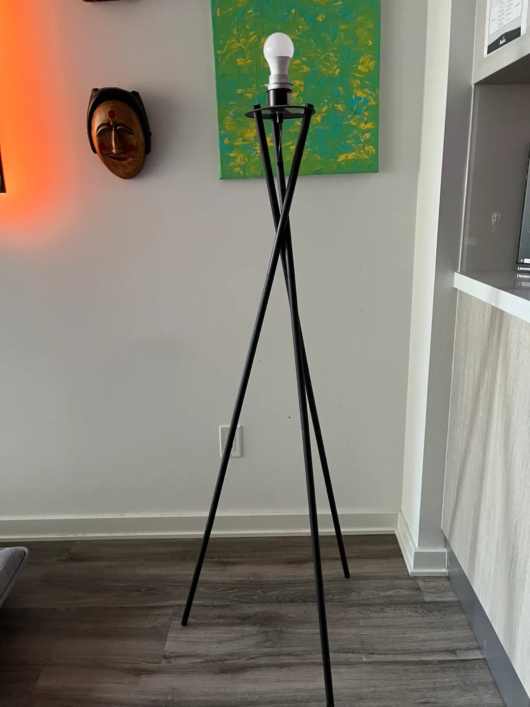 Black Tripod Floor Lamp thumbnail