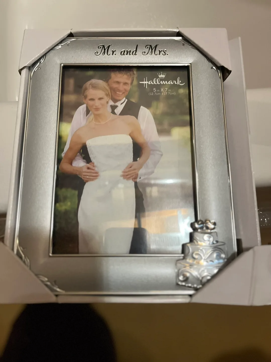 2 Frames - Hallmark Wedding Photo Frame + Acrylic Frame 5x7