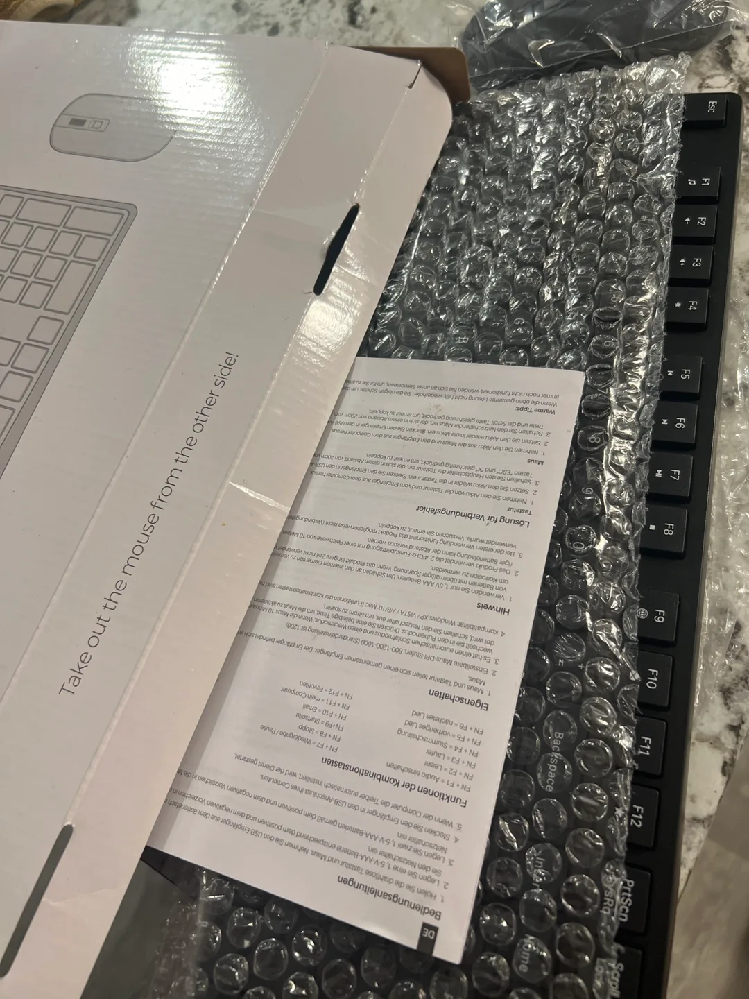 New Wireless Keyboard and Mouse Combo PC230A image indicator(3)