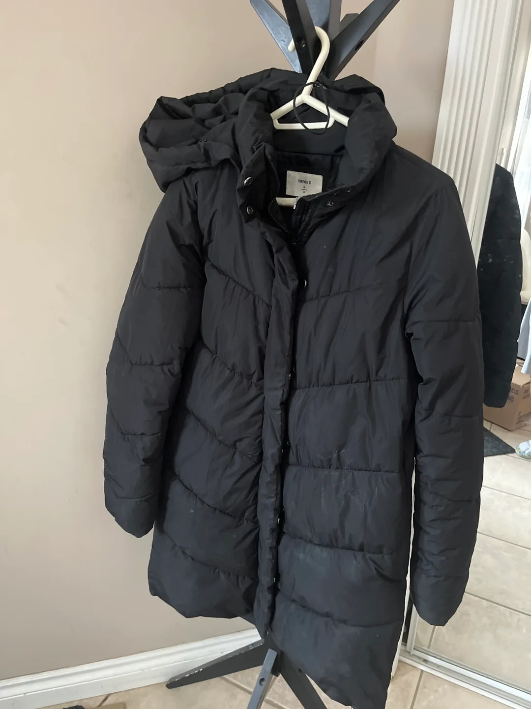 Forever 21 puffed coat