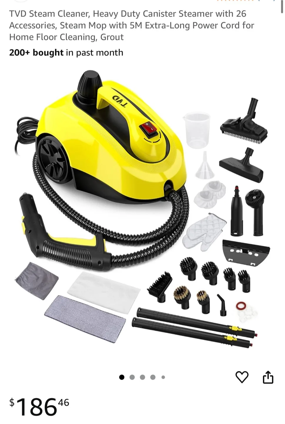 Tvd Steam Cleaner with 26 Accessories thumbnail