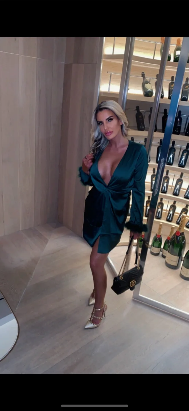 Fashion Nova Green Dress thumbnail