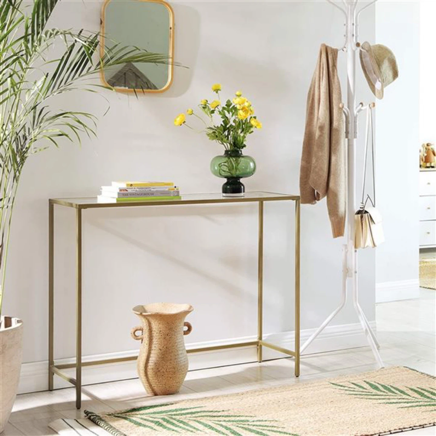 Gold Console Table - photo 2