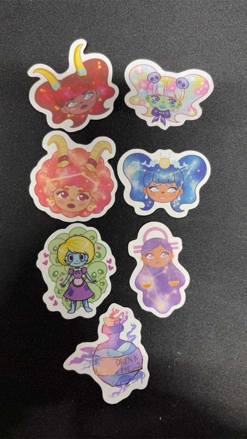 Cute Zodiac Sign Stickers - photo 3