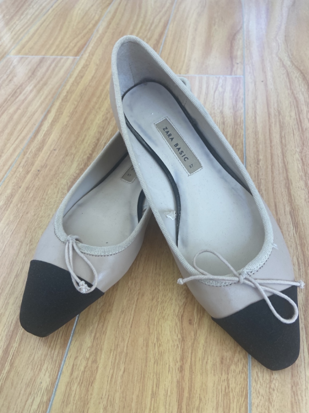 Zara Basic Ballet Flats - Size 37