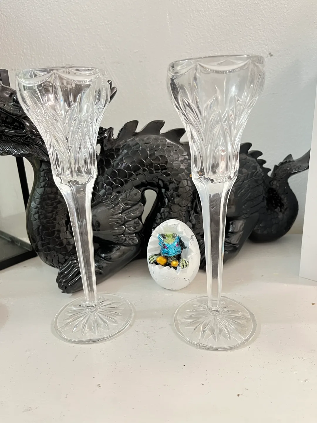 Crystal Candle Holders - Set of 2 thumbnail