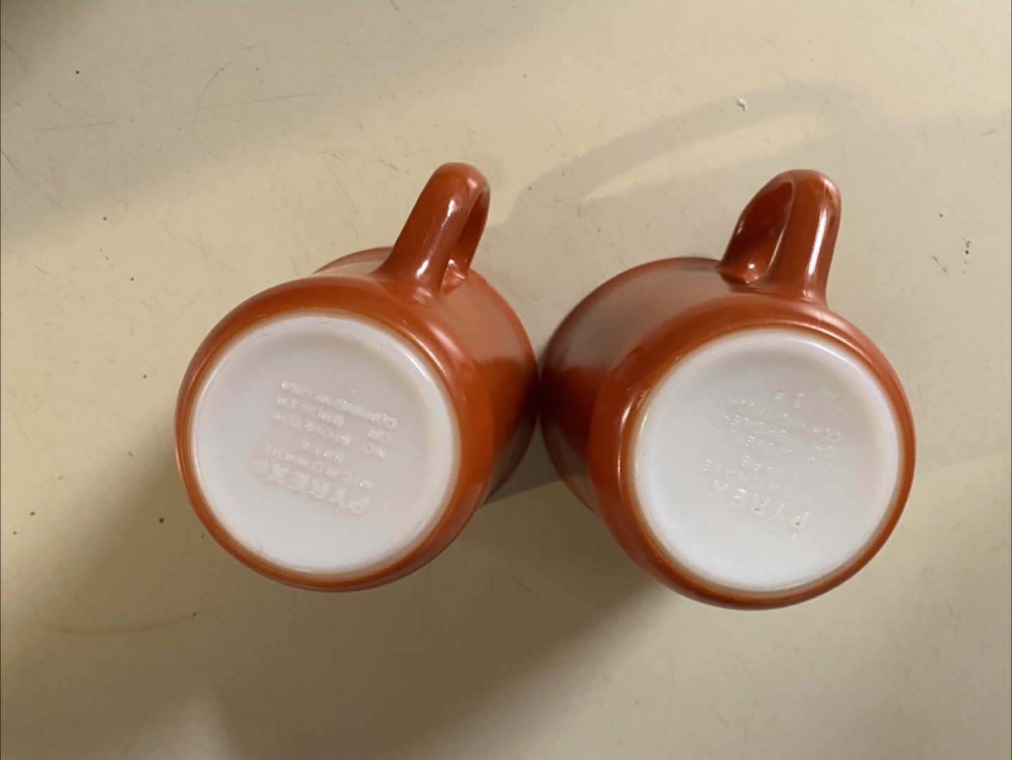 Pyrex Orange Mugs (Set of 2) - photo 3