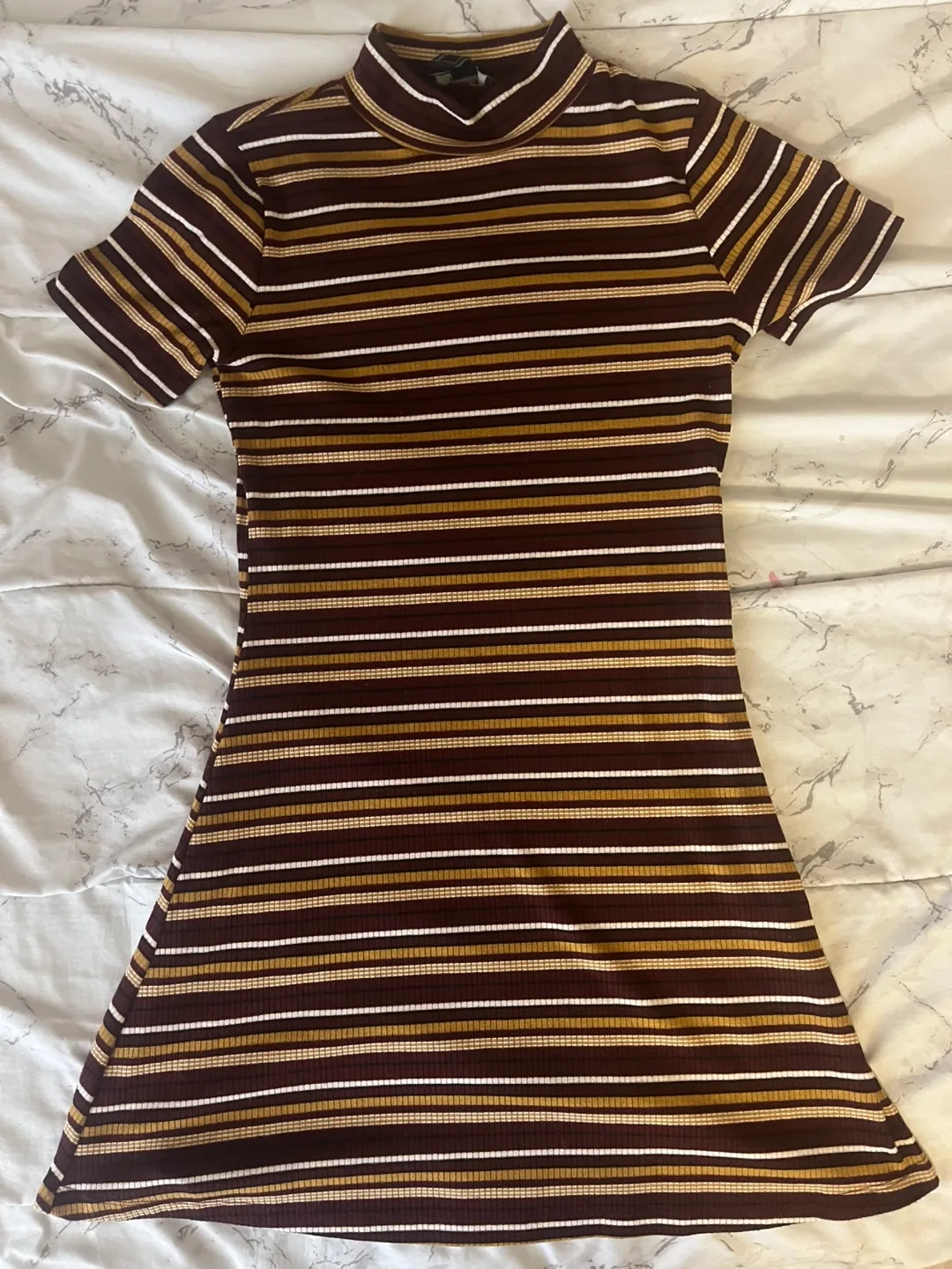 Forever 21 Striped Mini Dress thumbnail