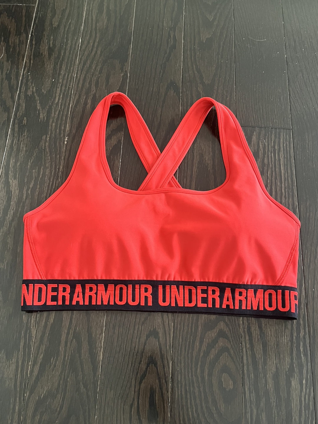 Under Armour Women's Red Sports Bra sz L