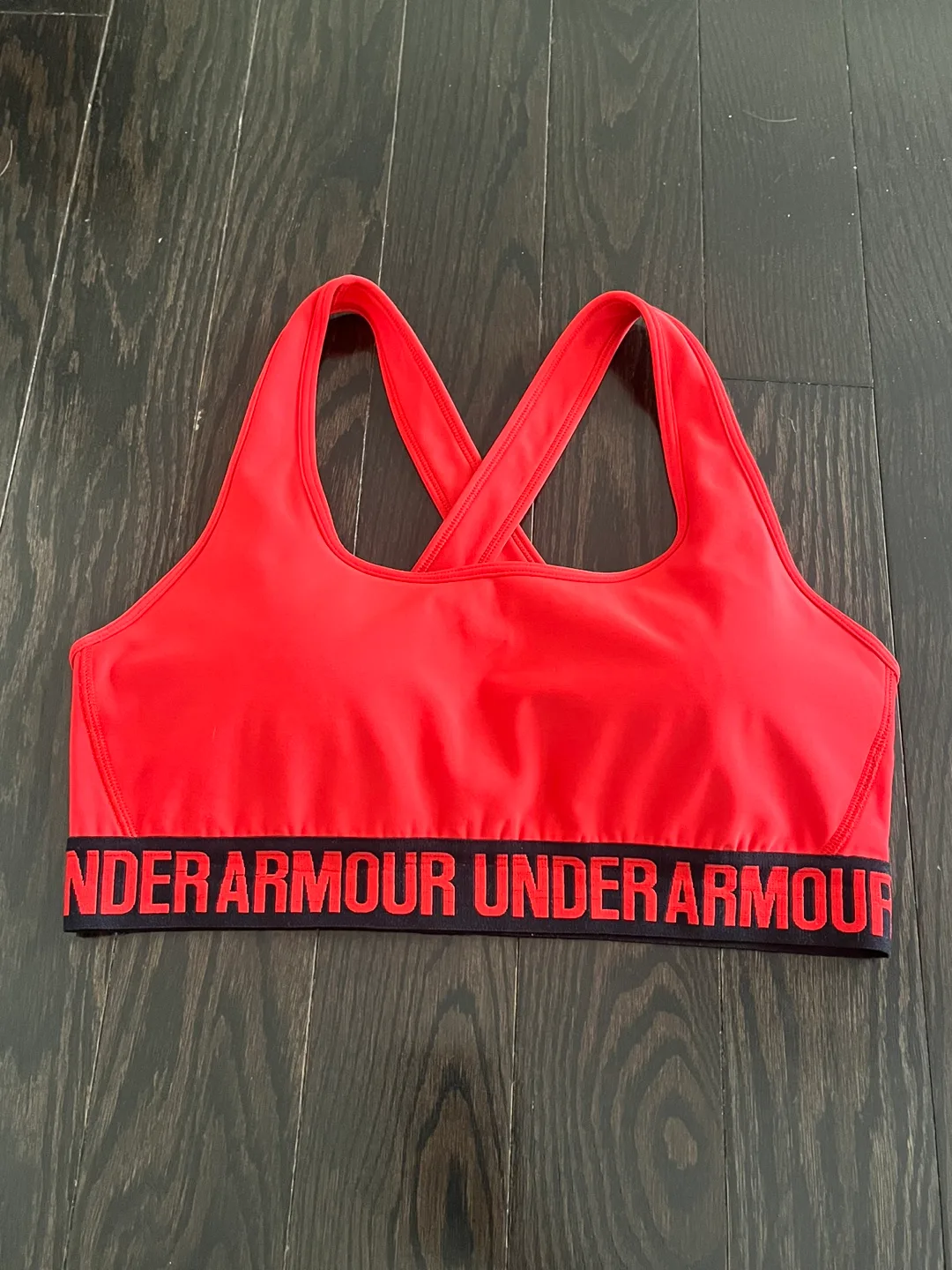 Under Armour Women's Red Sports Bra sz L thumbnail