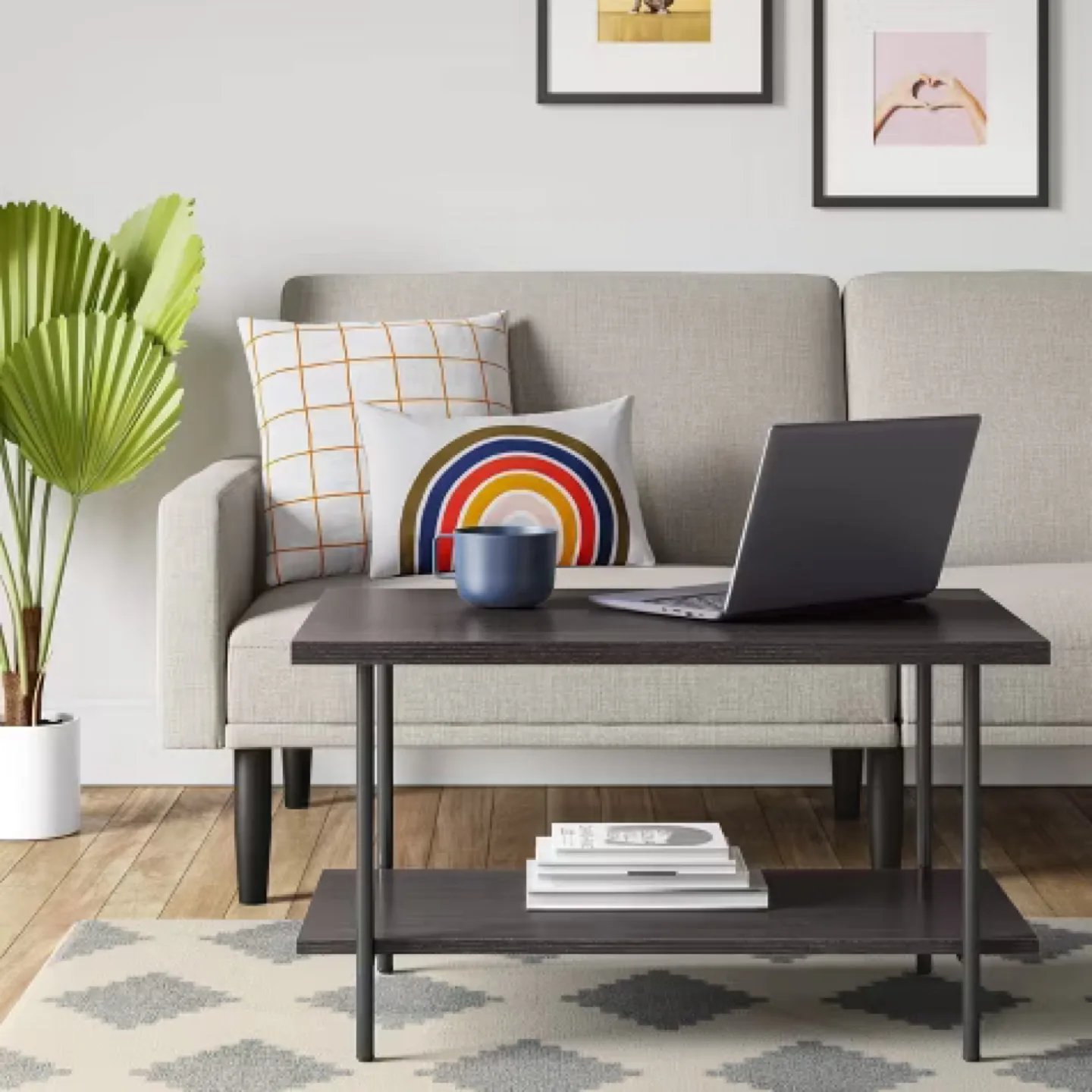 Coffee Table with Storage Shelf thumbnail