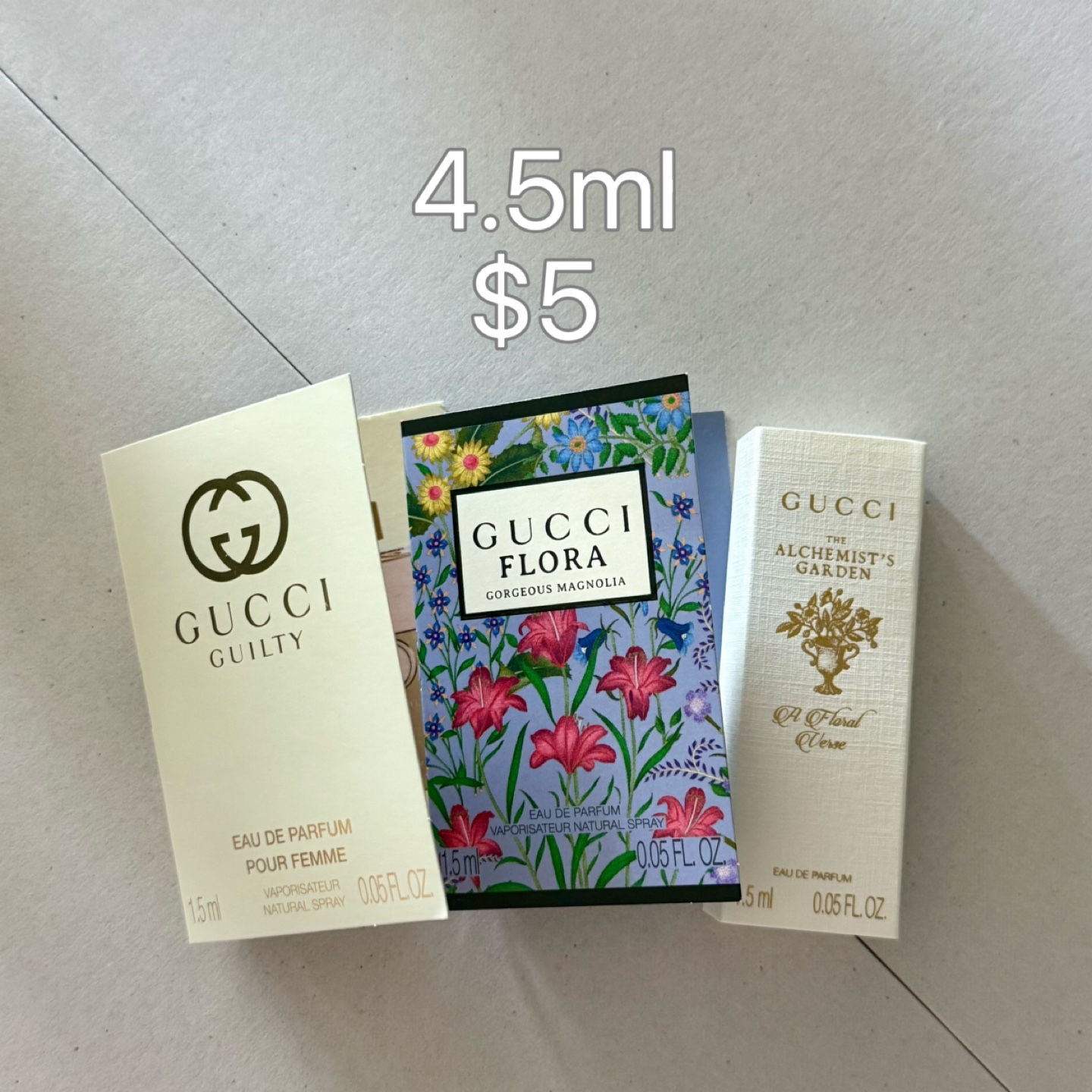 Designer Perfume Samples - Gucci, Hermes, Cartier & More!