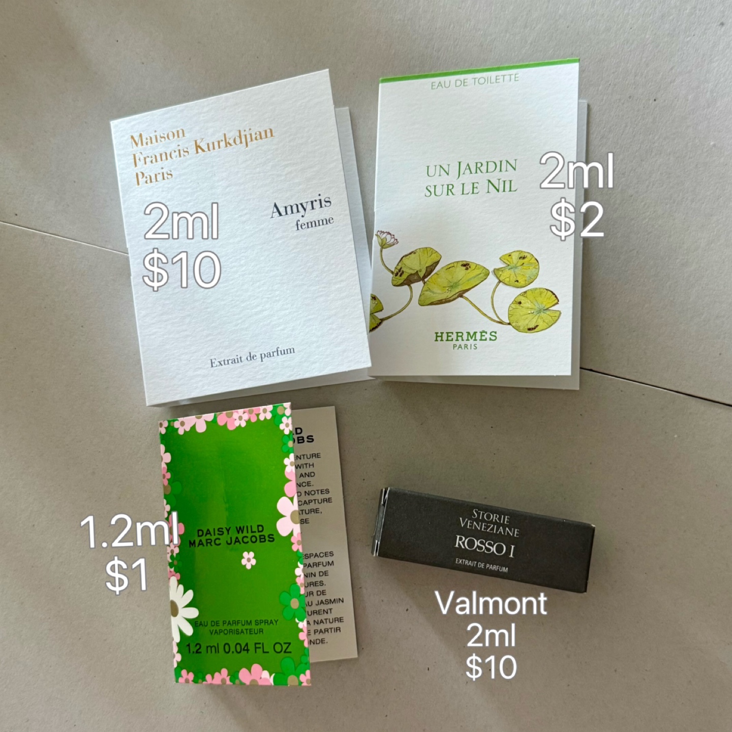 Designer Perfume Samples - Gucci, Hermes, Cartier & More! - photo 3