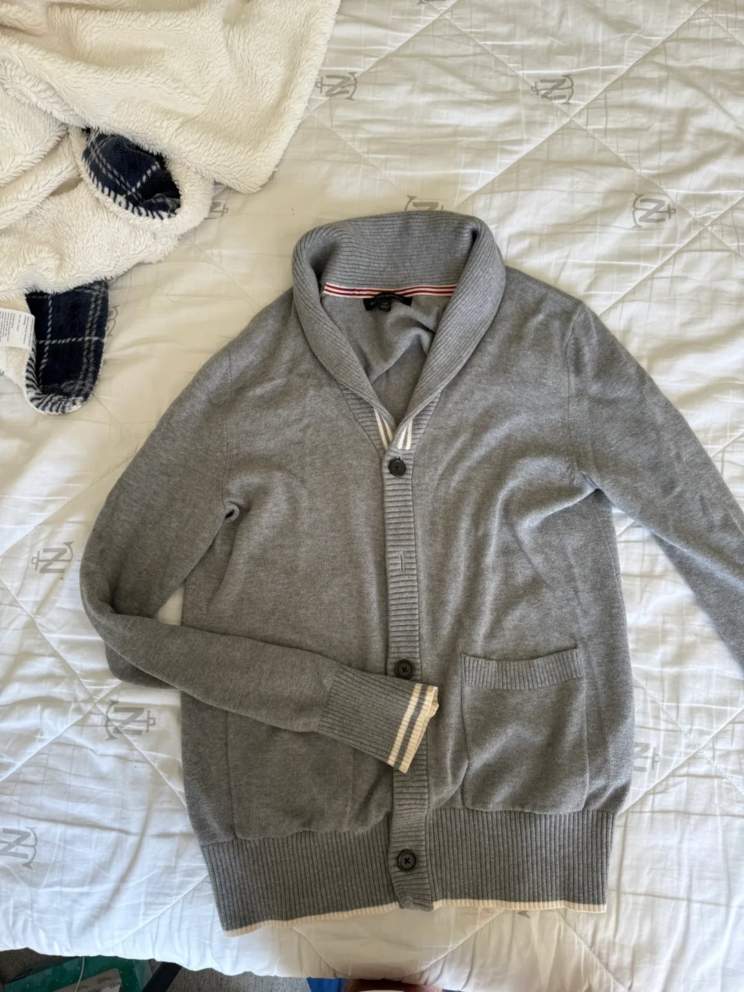 Banana Republic Grey Cardigan - Size S thumbnail