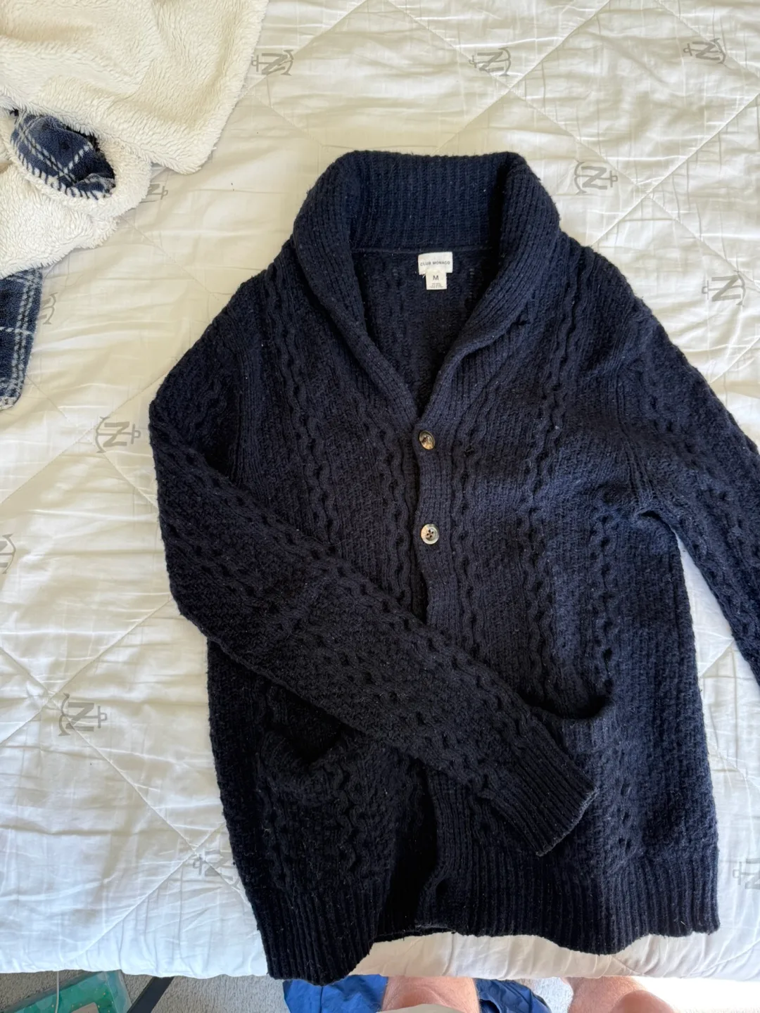 Club Monaco Wool Blend Cardigan - Size M thumbnail