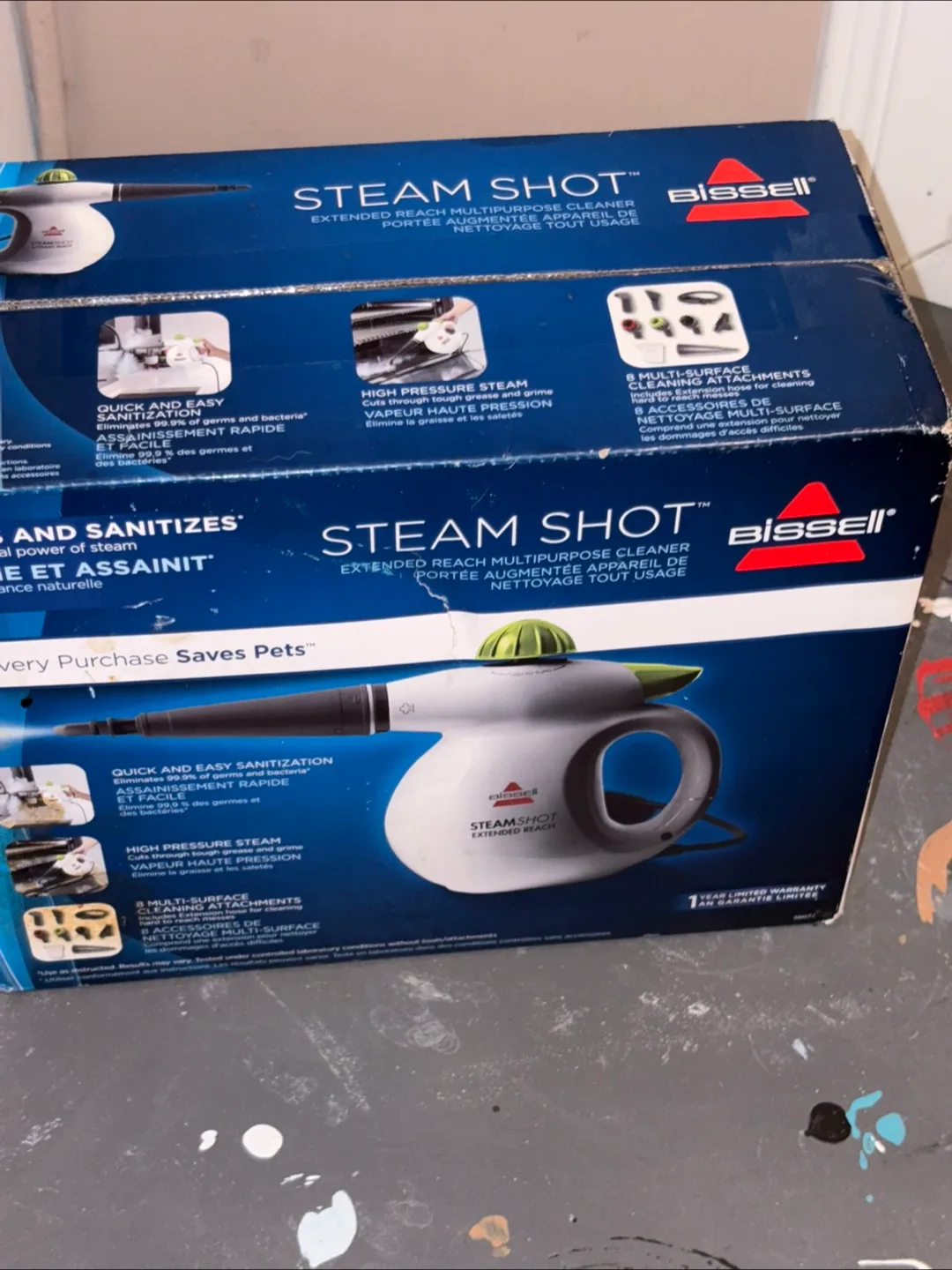 Bissell Steam Shot Cleaner w/ Attachments thumbnail