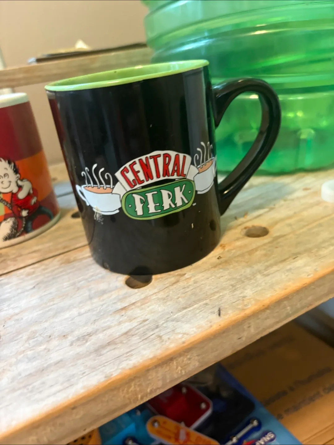 Mugs: Harley Davidson, Dr. Seuss, Playstation, Central Perk image indicator(4)