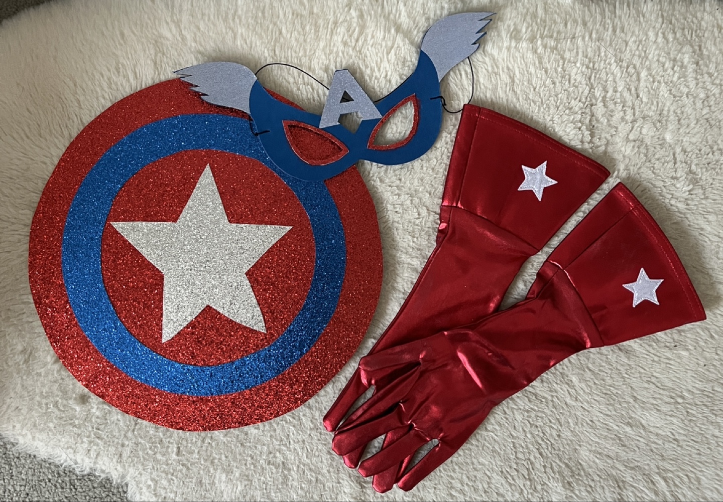 Captain America Girl’s Halloween Costume - photo 3