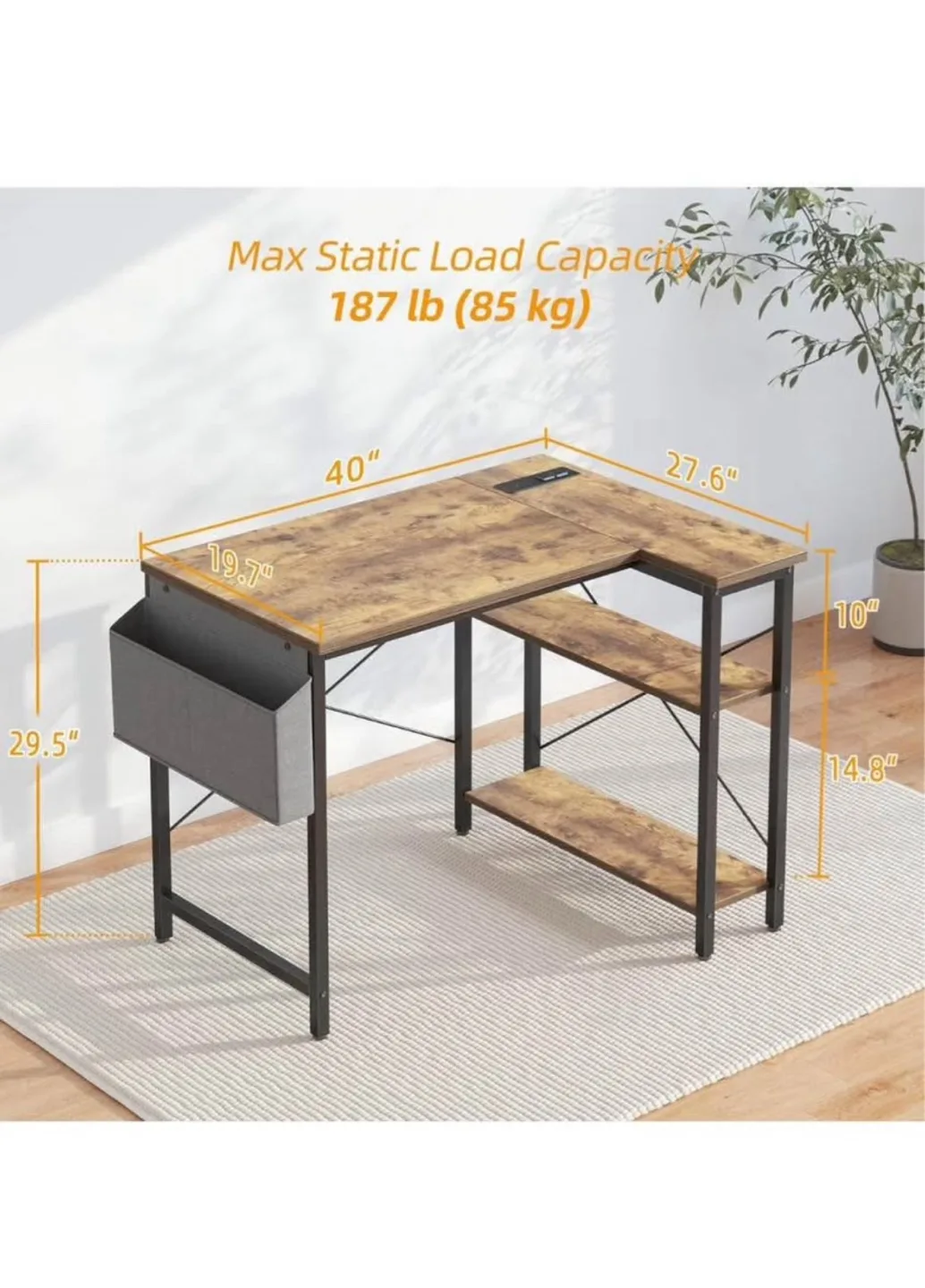 Ikea Coffee/Side Table Set, Black thumbnail