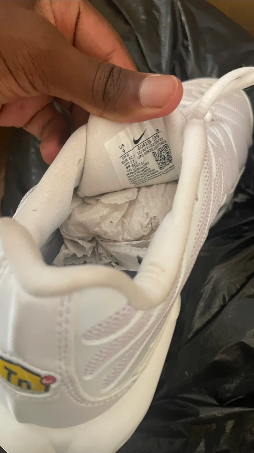 Nike Air Max Plus TN White, Size 9 US image indicator(4)