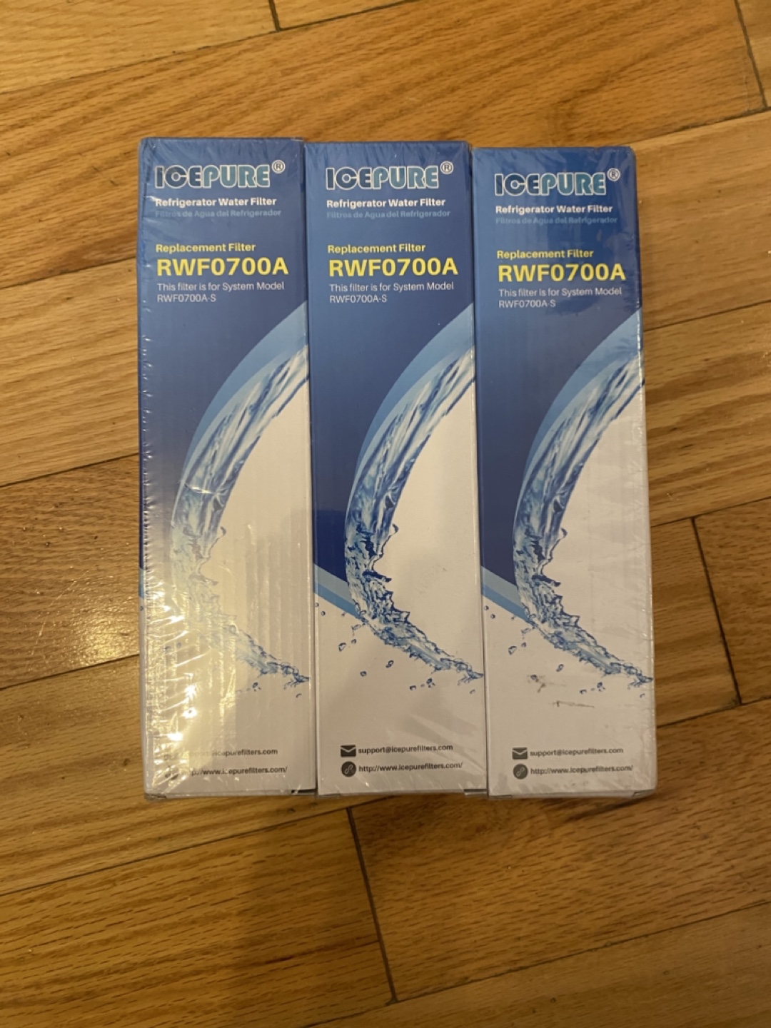 New ICEPURE RWF0700A Refrigerator Water Filter